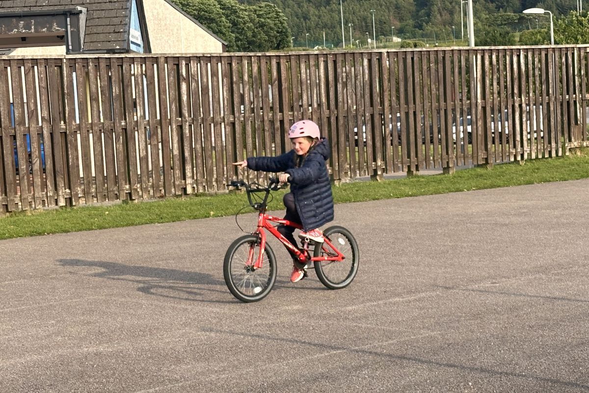 Putting their new skills to the test.