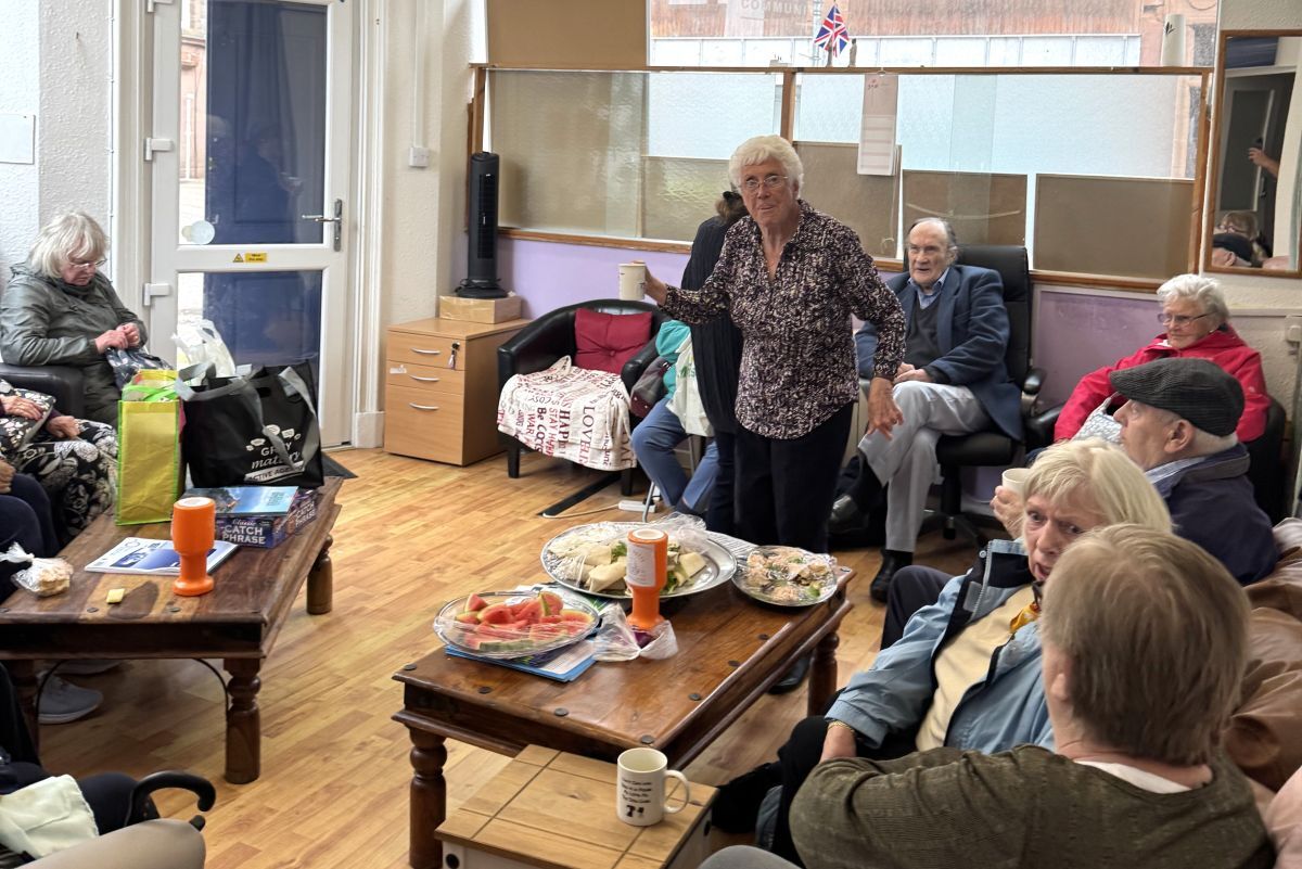 Attendees enjoyed the comfort of Campbeltown’s Hygge Hutte. Attendees enjoyed the comfort of Campbeltown’s Hygge Hutte.