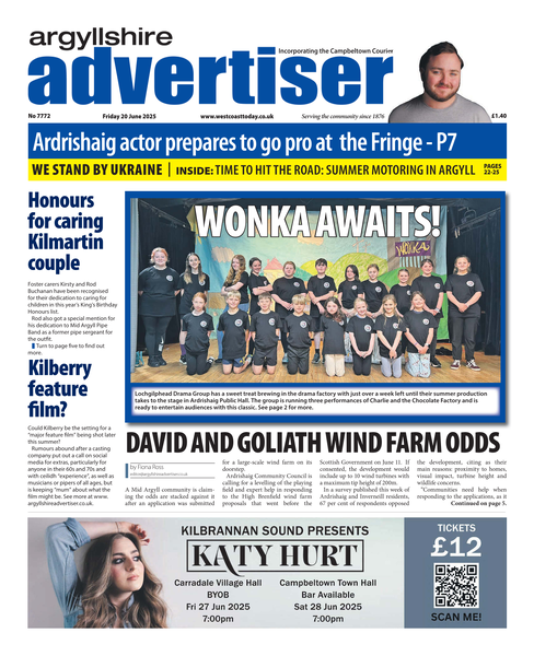 Argyllshire Advertiser 20 June 2025