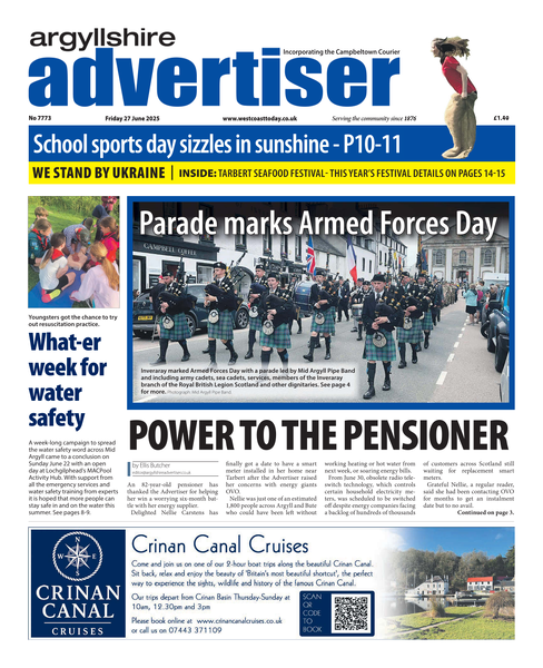 Argyllshire Advertiser 27 June 2025