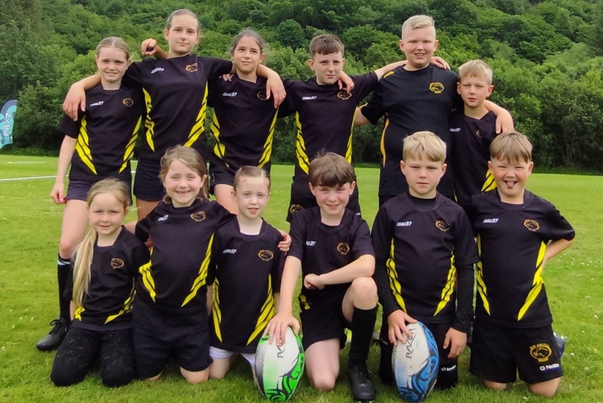 Mid Argyll RFC's Minis squad at the Oban Dalriada. Photograph: Mid Argyll RFC Mid Argyll RFC's Minis squad at the Oban Dalriada. Photograph: Mid Argyll RFC