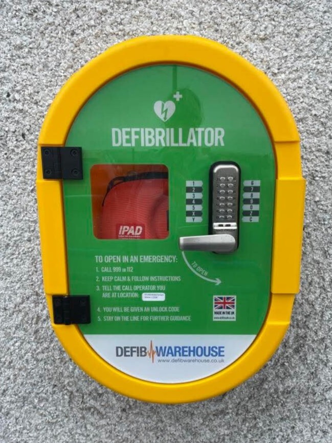 The life-saving device is available for use by members of the public.