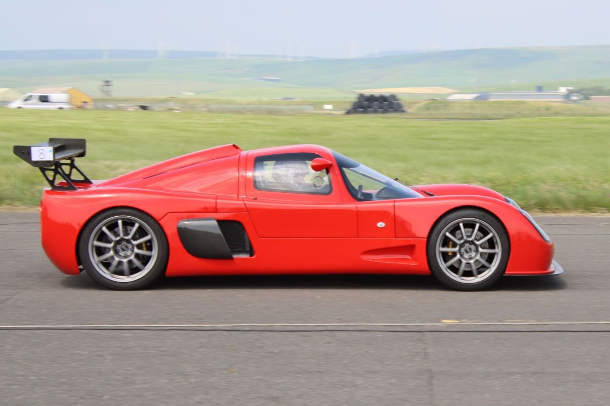 Barry Sutherland topped the leaderboard for both car events in his V8 Ultima GTR. Photograph: Kenny Craig.