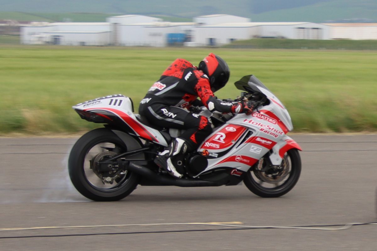 Jack Frost dominated in the mile-long speed run. Photograph: Kenny Craig.