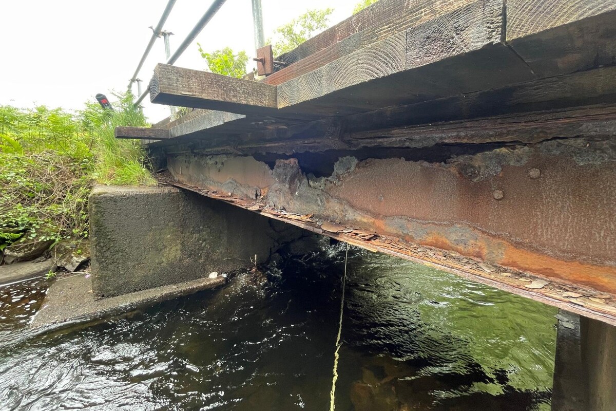 Loin Bridge is Morar is to be replaced after continued deterioration. Loin Bridge is Morar is to be replaced after continued deterioration.