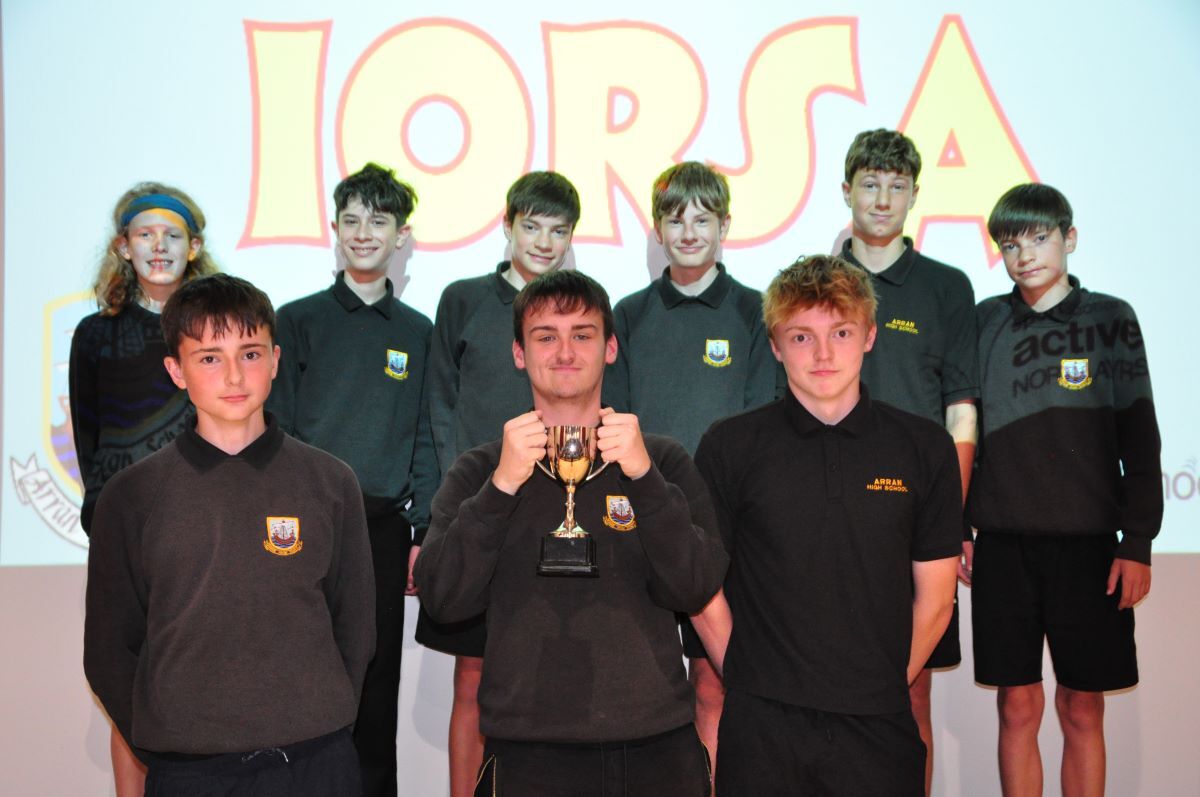 B27 Arran High School sports awards 10 Interhouse football champions Junior Boys