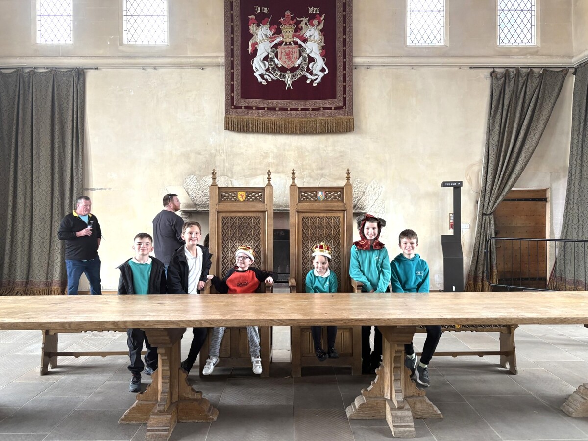 The pupils journeyed back in time at Stirling Castle. The pupils journeyed back in time at Stirling Castle.
