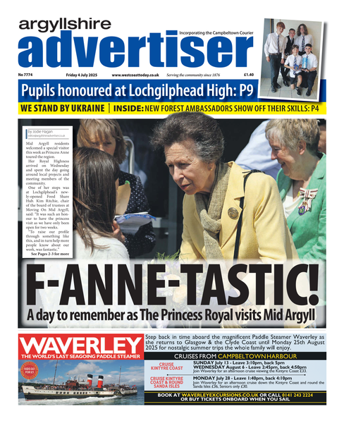 Argyllshire Advertiser 4th July 2025
