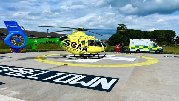 Tourist airlifted to Glasgow after fall