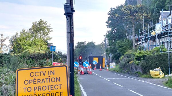 Traffic lights roll on at rockslope