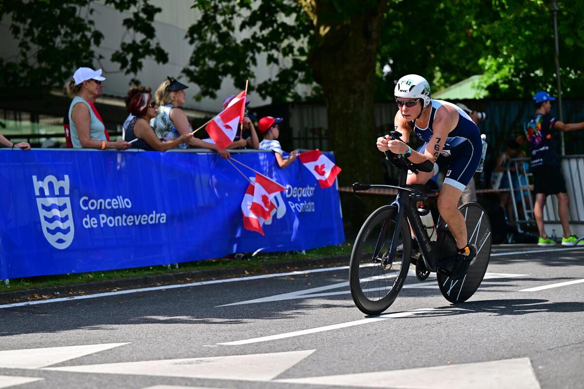 Alison Roger from Kilmore on wheels in Spain. Photograph: Alison Roger