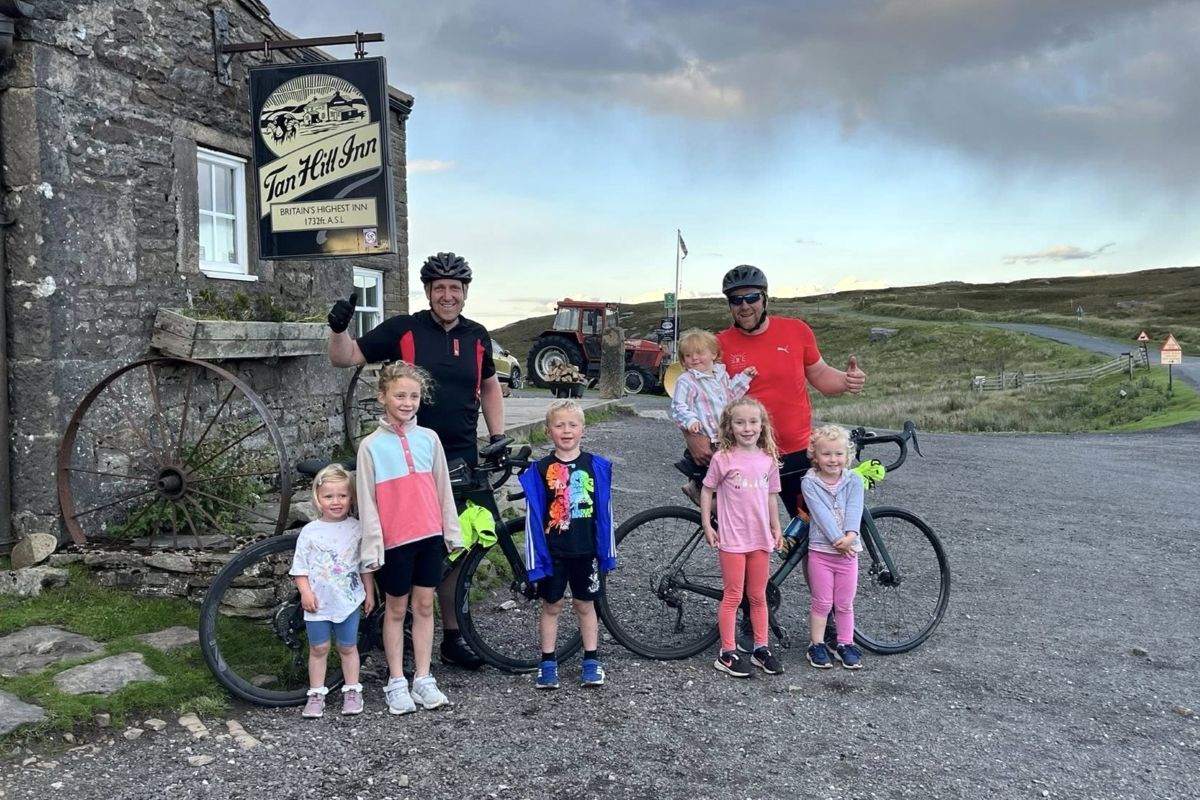 They made a pit stop at The Tan Hill Inn, Britain's highest pub.