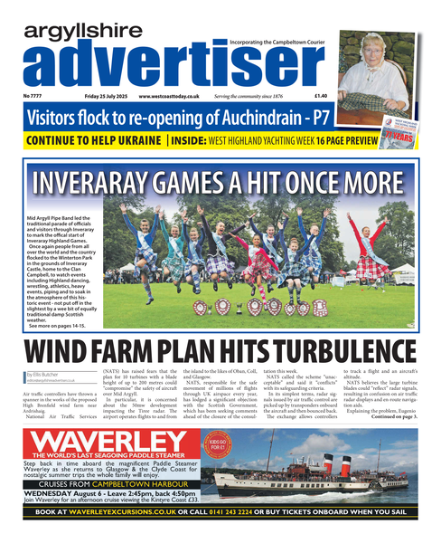 Argyllshire Advertiser 25 July 2025