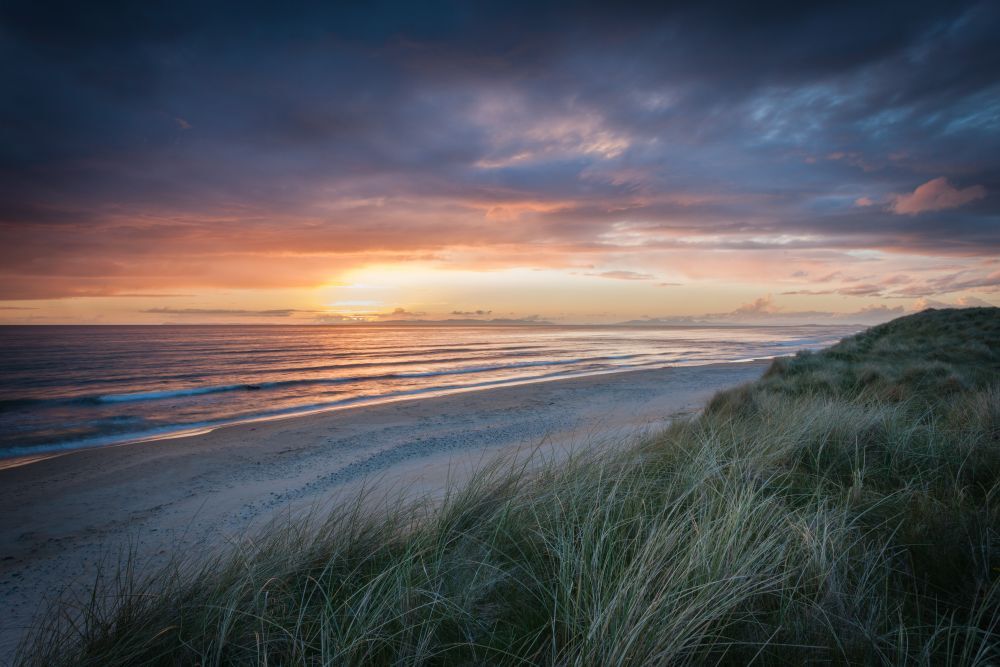 Westport Vista. A stunning vista looking over Westport beach towards the Islands of Islay and Jura. shutterstock 648015409