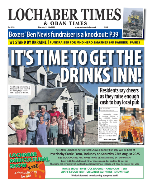 Lochaber Times 31st July 2025