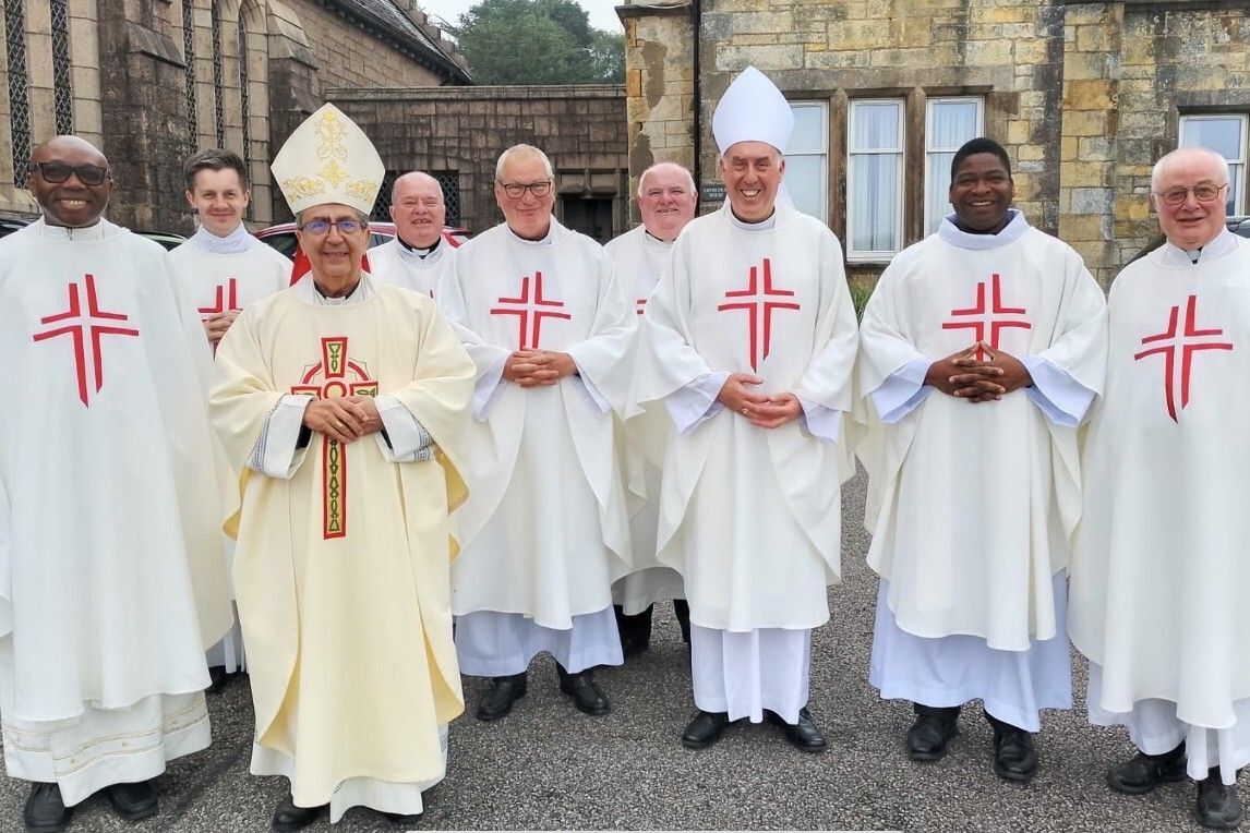 NO F31 The Nuncio (3rd from left) attended several services during his visit web