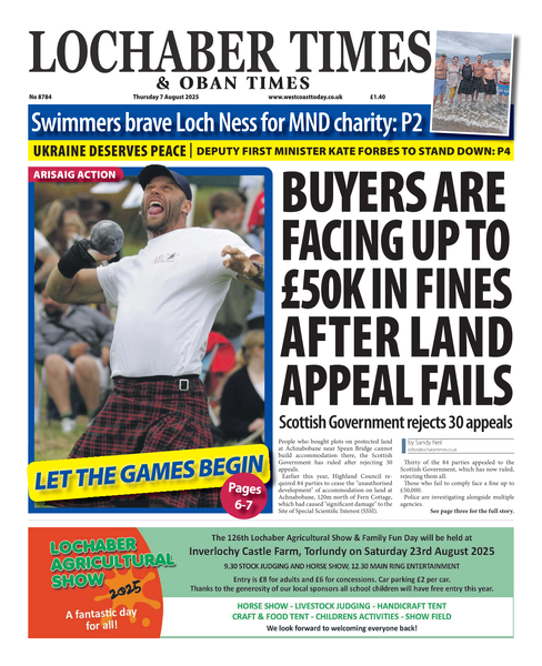 Lochaber Times 7th August 2025