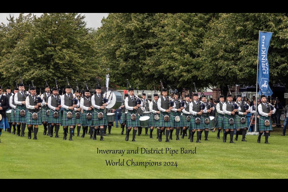 Inveraray and District Pipe Band are European champions