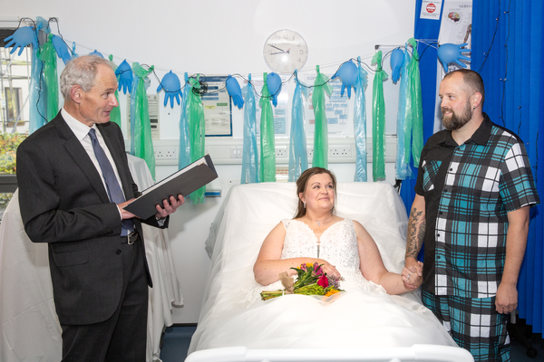 In sickness and in health: Couple married in Mull hospital