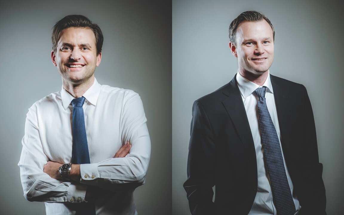 Kjetil Haga (left) Simen Landmark (right)