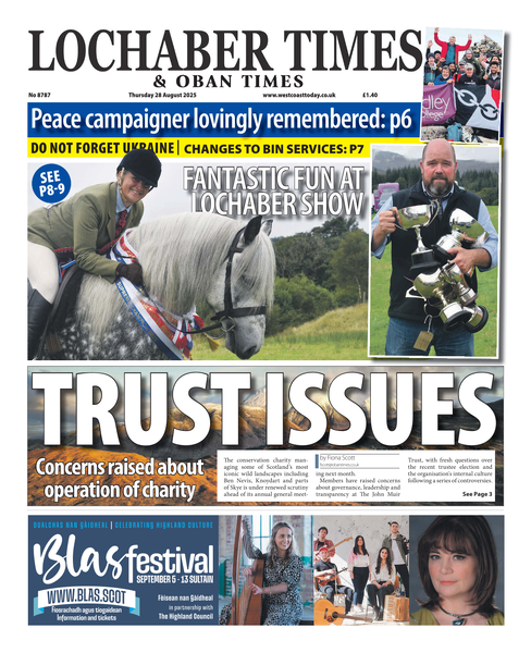 Lochaber Times 28th August 2025
