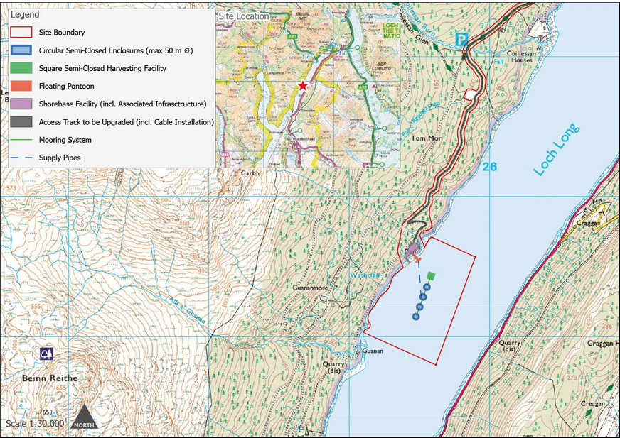 Loch Long map