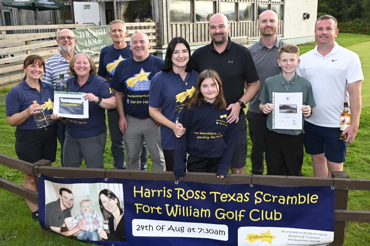 Golfers tee up in funding drive for Harris Ross cancer charity