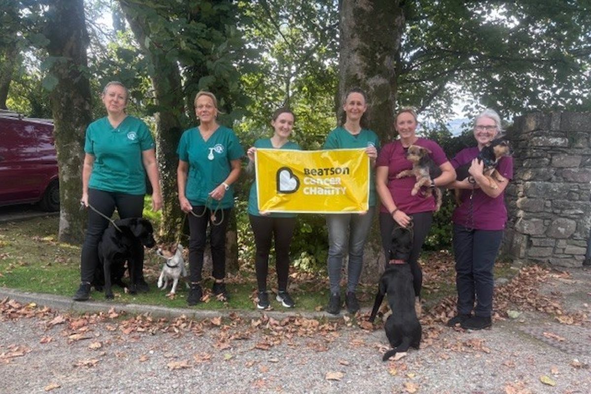 Paw-some Lochgilphead vets step up for Beatson Cancer Charity