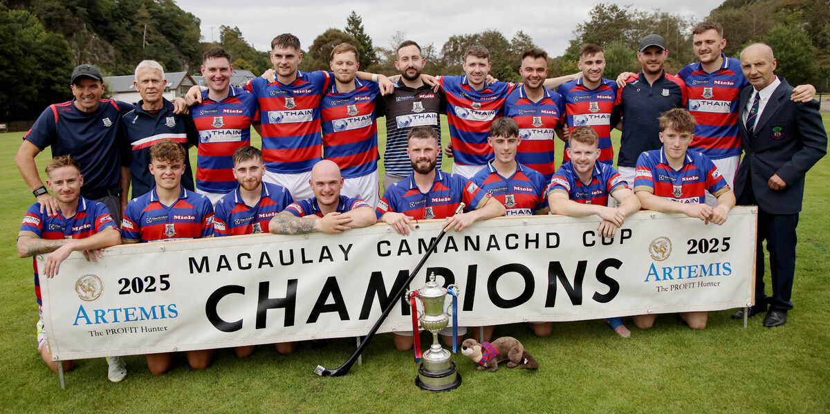 no t35 kingussie winners of the macaulay cup defeating oban cammanachd 1 0 at mossfield