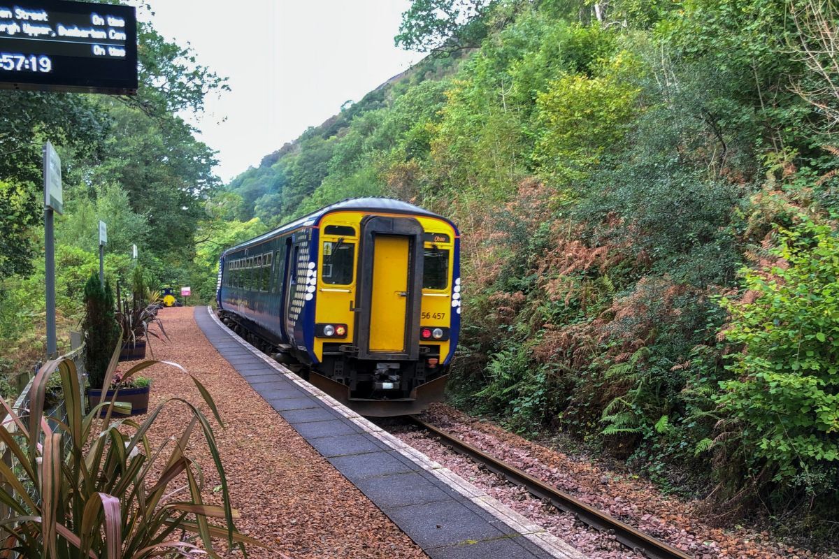 NO F37 ScotRail train on the West Highland Line web NO F37 ScotRail train on the West Highland Line web
