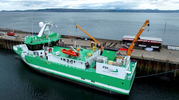 Trident Aqua Services celebrates delivery and naming of FSV Scotia