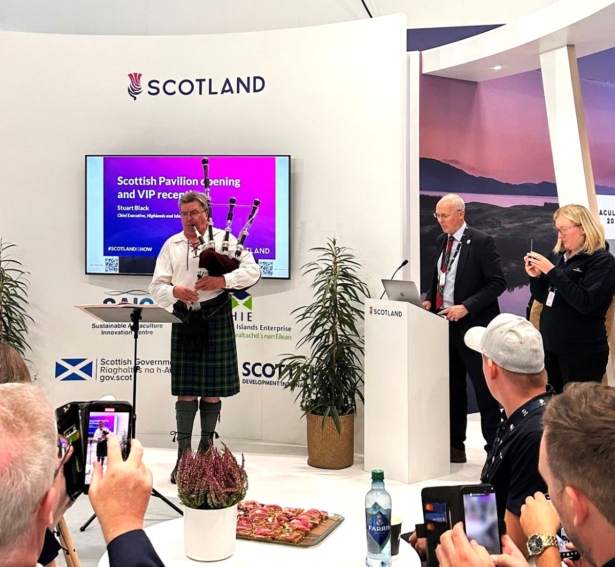 Scottish Pavilion opening web