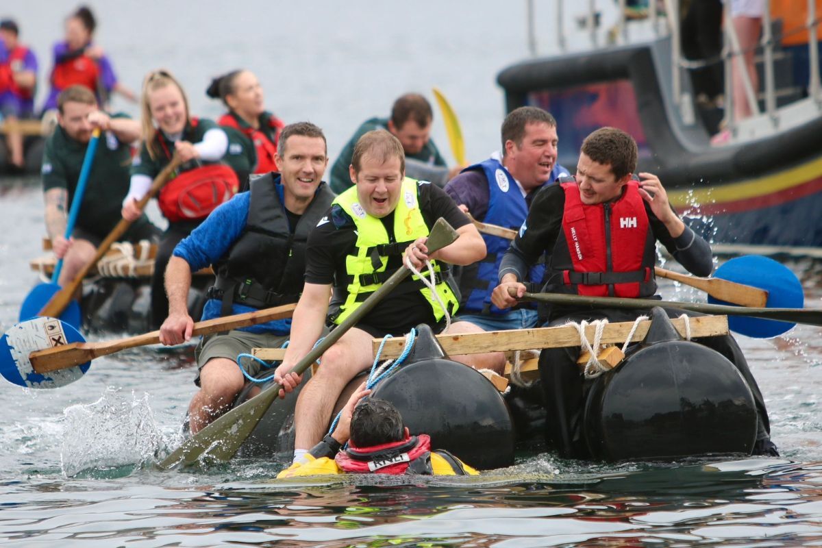Fun and games as Maritime Day attendees enjoy messing about both on and off the water