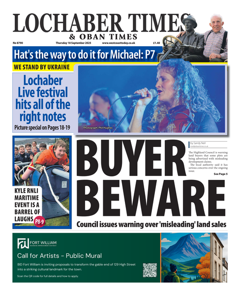 Lochaber Times 18th September 2025