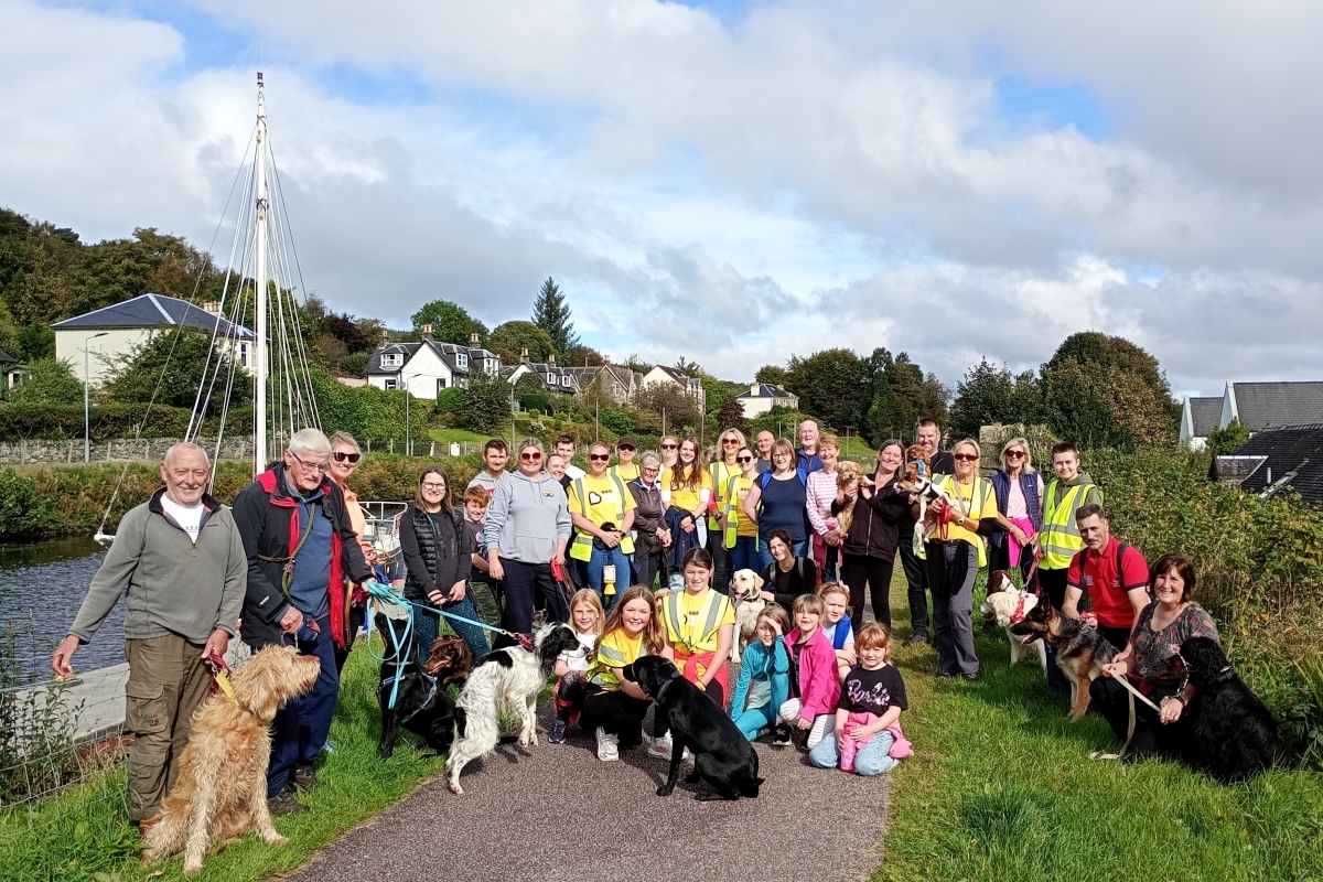 Walkers put best paws forward for Beatson charity