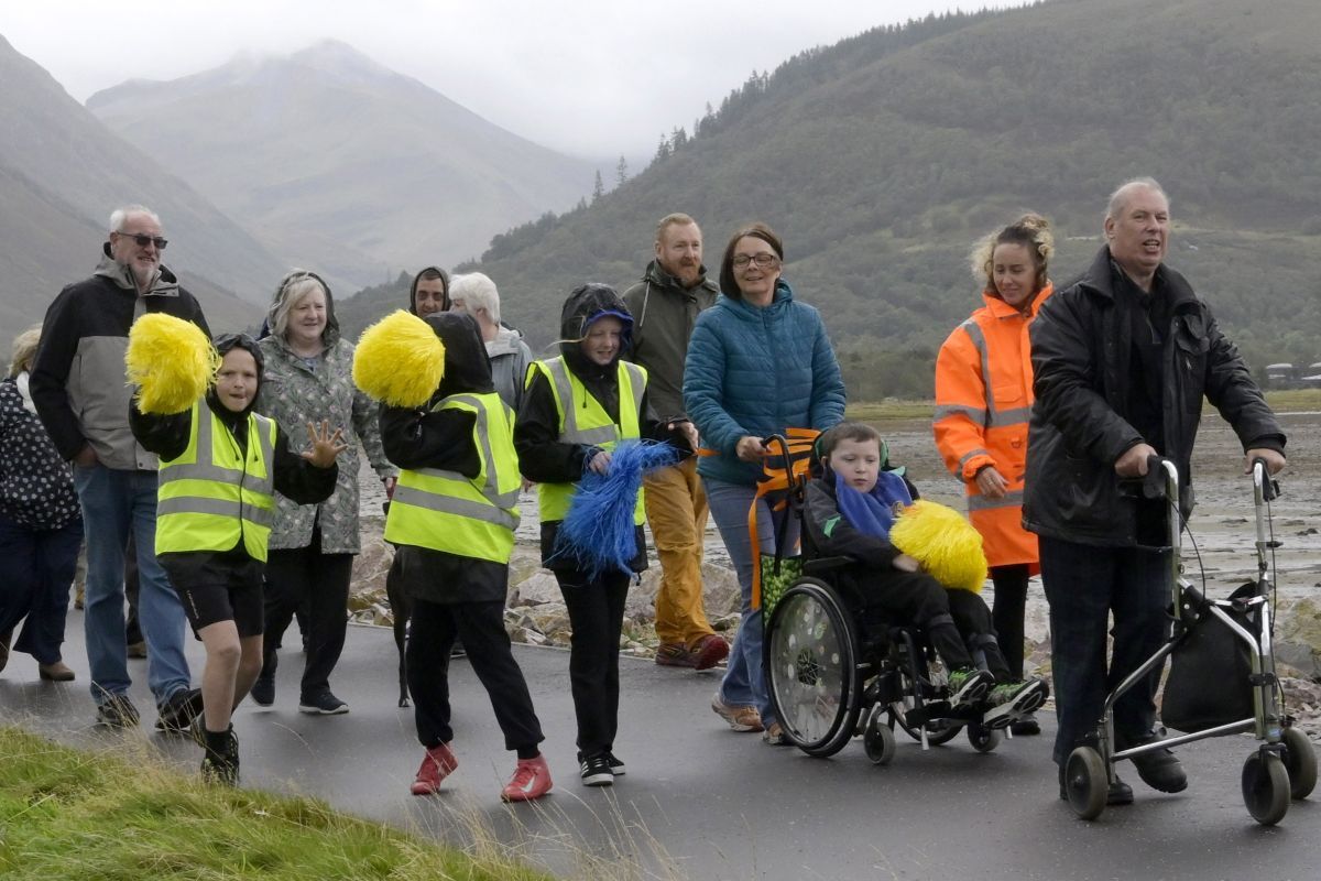 James puts best foot forward for Lochaber Action on Disability