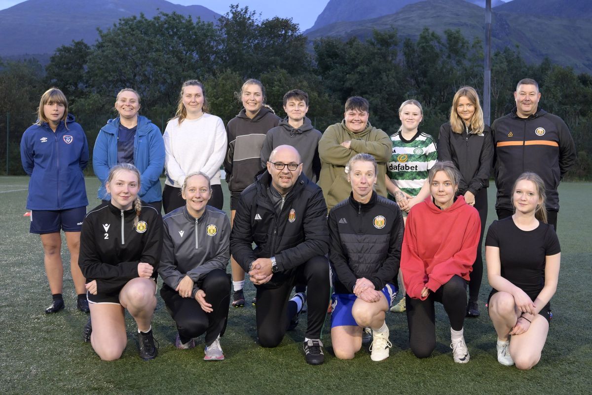 Ladies line-up to join newly formed Fort William FC team