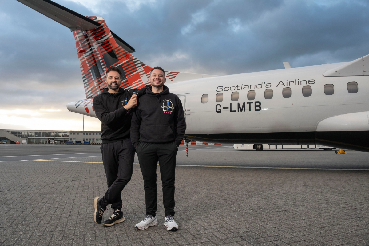 Loganair partnership with Scottish band Saint PHNX to benefit Campbeltown youngsters
