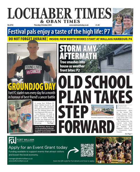 Lochaber Times 9th October 2025