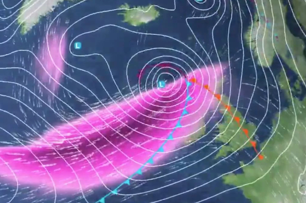 Storm Amy leads to salmon escape chaos