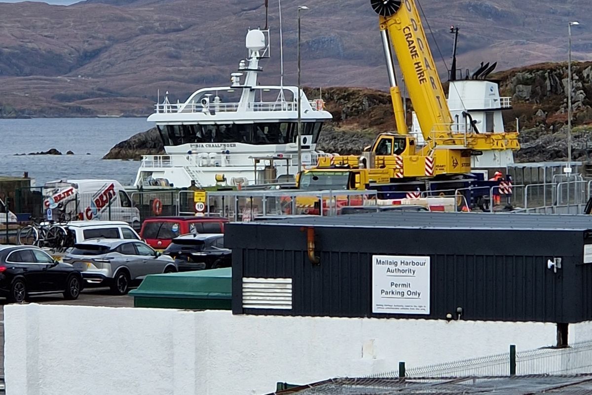 Work begins on Mallaig Harbour's new overnight ferry berth