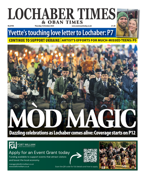 Lochaber Times 16th October 2025