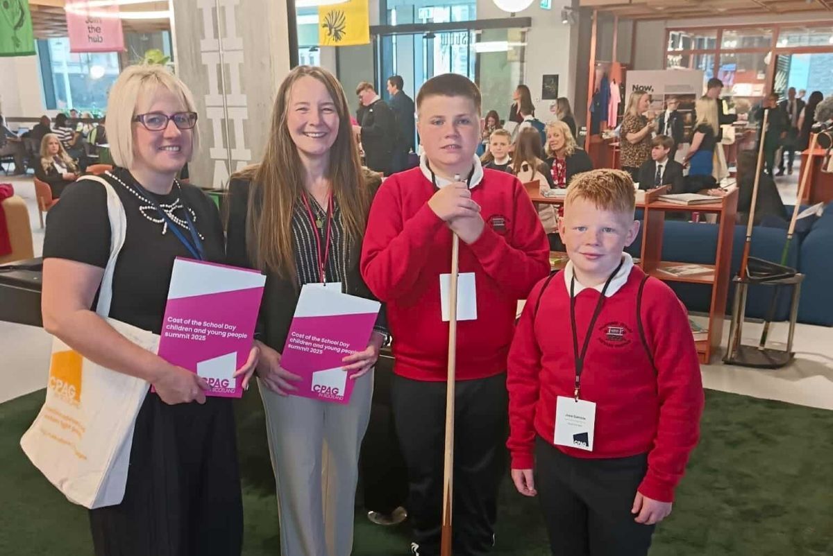 Young voices from Campbeltown speak up on rural poverty at national summit