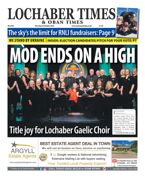 Lochaber Times 23rd October 2025
