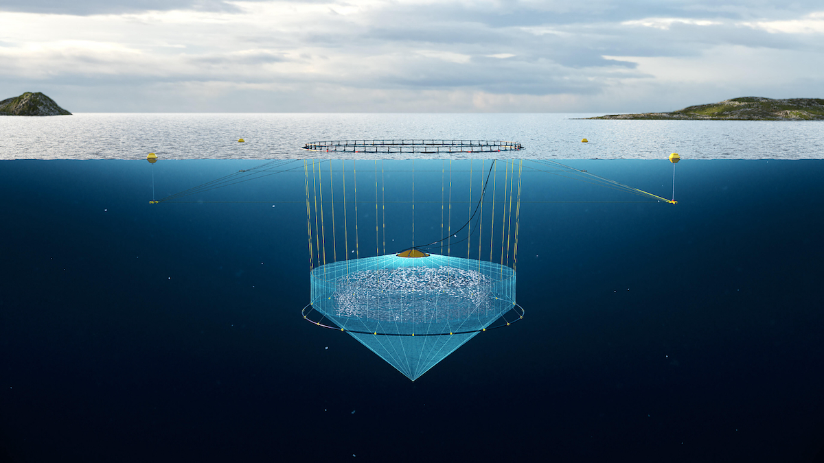 Submerged cage photo AKVA web