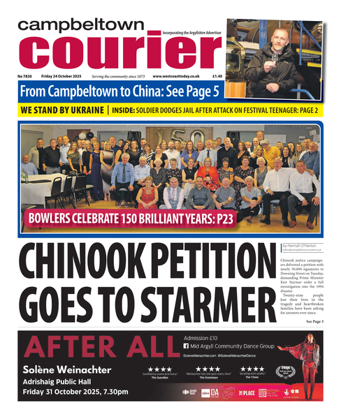 Campbeltown Courier 24th October 2025