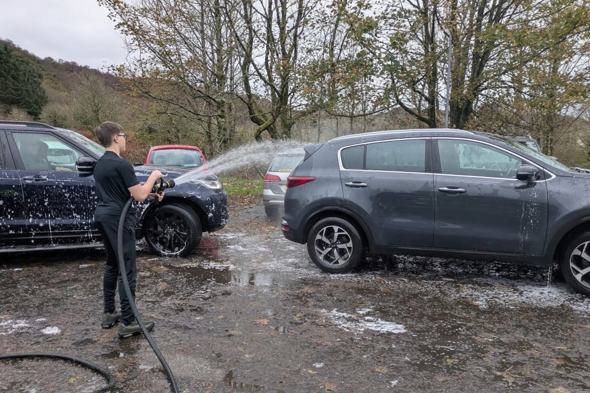 Tarbert Academy gets hoses out