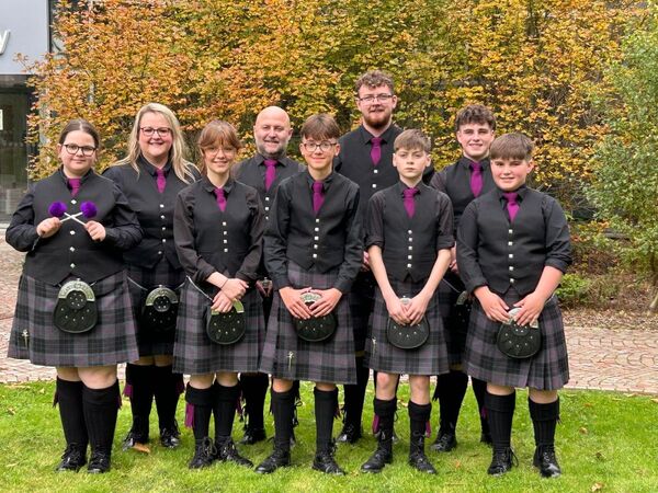 Young pipers and drummers shine at championships