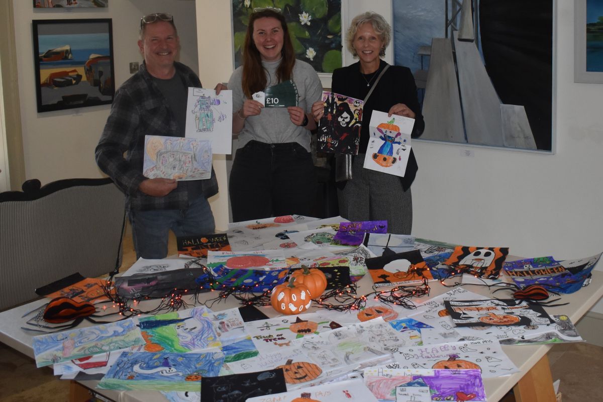 Spooktacular entry for Bid Fort William Halloween art competition