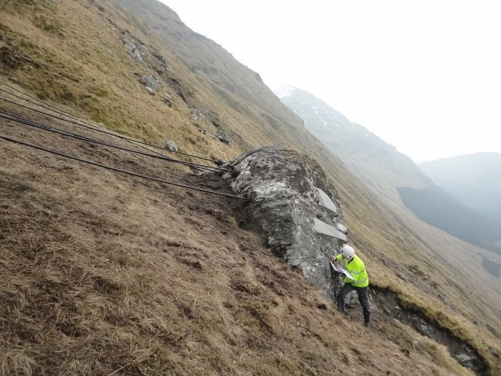 Road open as dangerous boulder addressed on A83